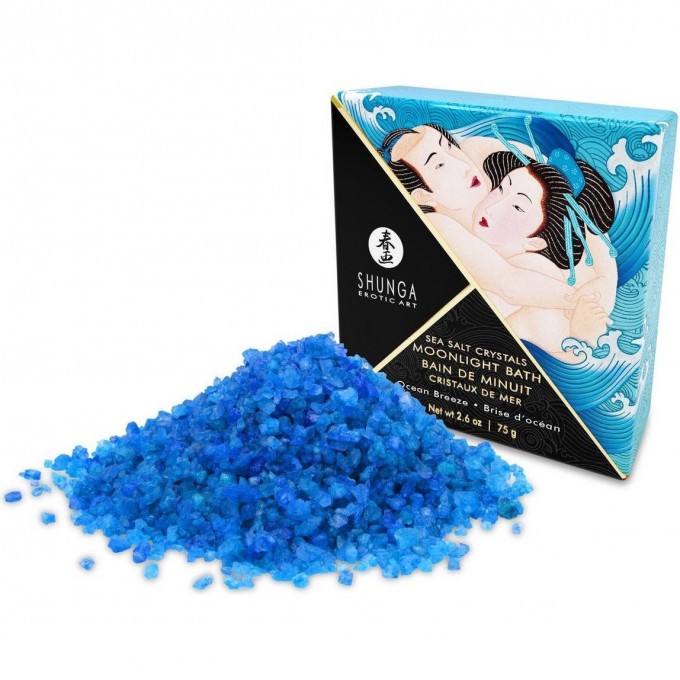 Ароматическая соль для ванны мини-версия SHUNGA MOONLIGHT BATH OCEAN BREEZE (ОКЕАНСКИЙ БРИЗ) 6601 SG