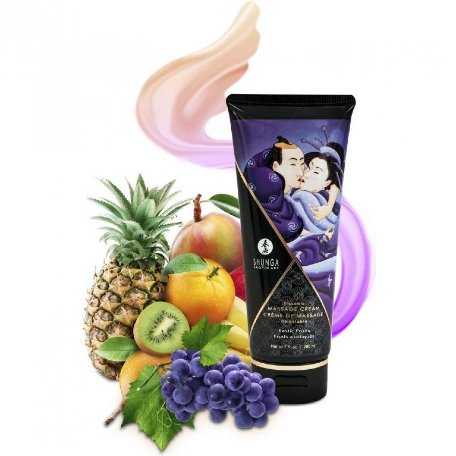 SHUNGA EXOTIC FRUITS (ЭКЗОТИЧЕСКИЕ ФРУКТЫ - НЕОБЫКНОВЕННЫЕ ПОЦЕЛУИ) 4102  SG. Купить Массажный крем на Официальном Сайте SHUNGA в России.